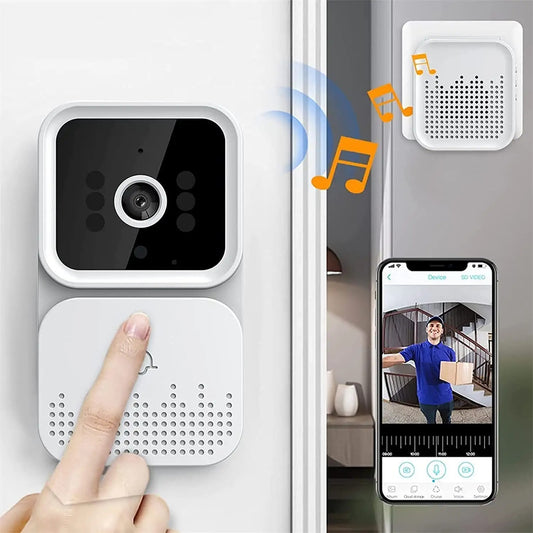 Smart Wi-Fi Video Doorbell with Wireless Intercom